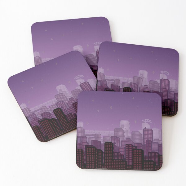 Item preview, Pixel City Purple designed and sold by SoulButler.