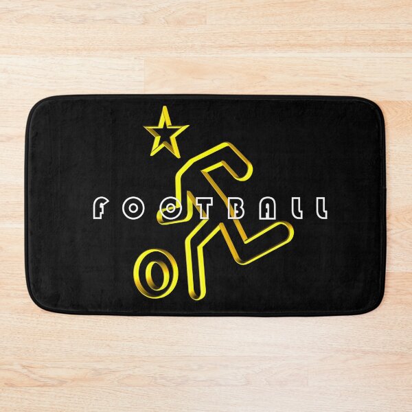 Item preview, Football ~ Yellow & White designed and sold by Boakes-Digital.