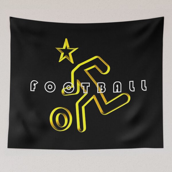 Item preview, Football ~ Yellow & White designed and sold by Boakes-Digital.