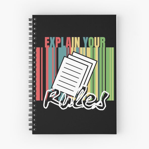 Item preview, Explain Your Rules designed and sold by Vibing-Right.