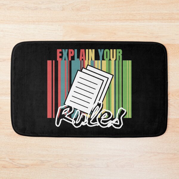 Item preview, Explain Your Rules designed and sold by Vibing-Right.