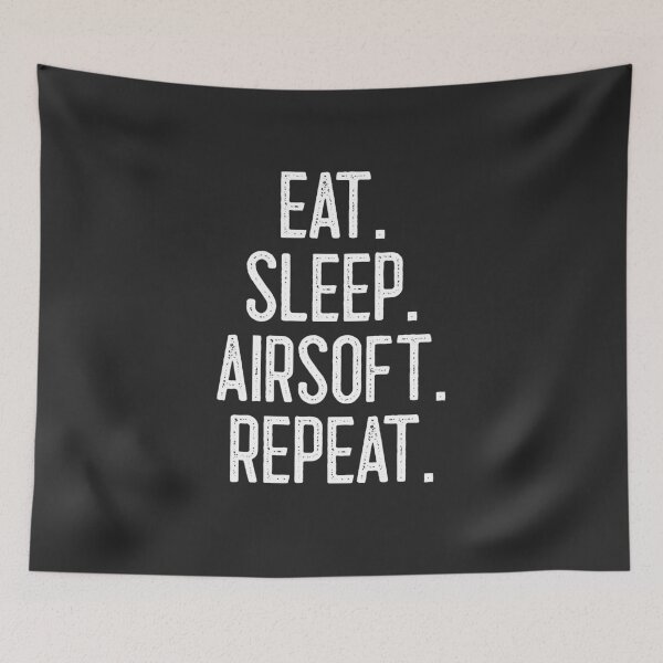 Item preview, Eat. Sleep. Airsoft. Repeat. Airsoft Gift designed and sold by EricJP.