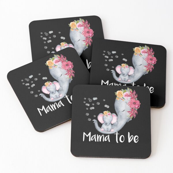 Item preview, Mama To Be Elephant Baby Shower For Girl Floral  designed and sold by saigeorion.