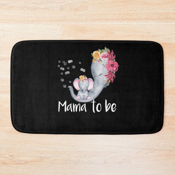 Item preview, Mama To Be Elephant Baby Shower For Girl Floral  designed and sold by saigeorion.