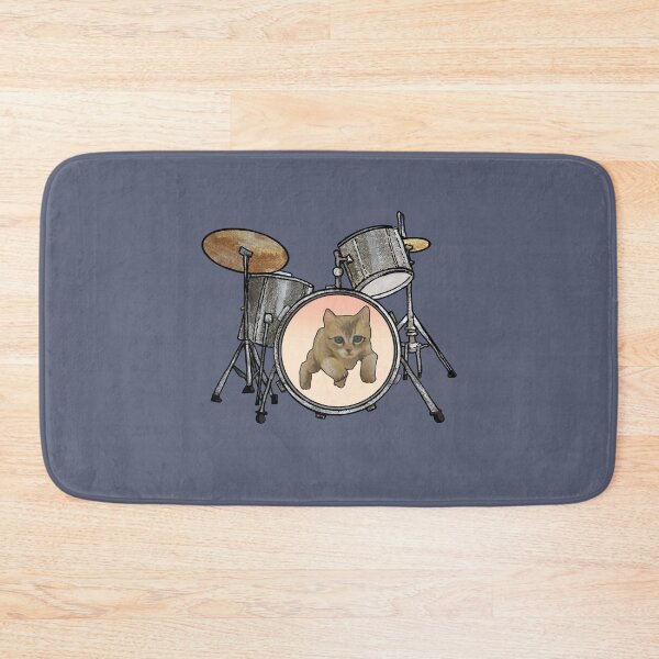 Item preview, Kitty Drum Kit Friend designed and sold by Angrysheepie.