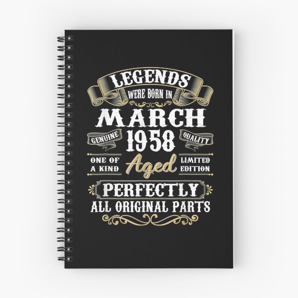 Item preview, Legends Were Born In March 1958 63rd Birthday Gifts  designed and sold by saigeorion.
