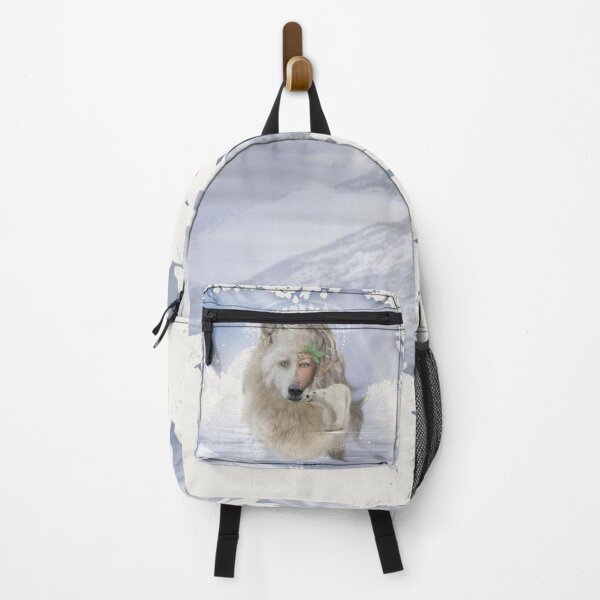 Item preview, Awesome polarwolf with fairy, polarbear and snow tiger designed and sold by nicky2342.