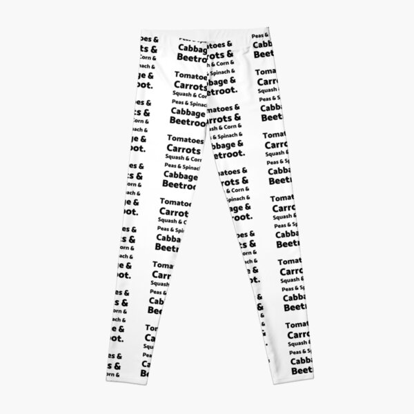 List of Vegetables Leggings