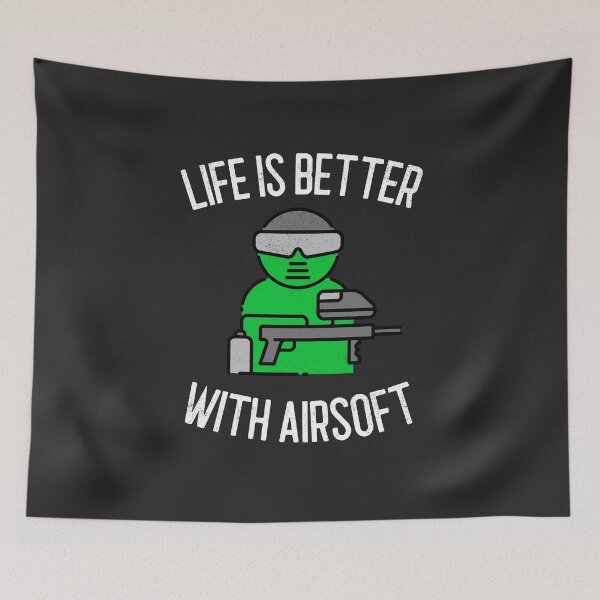 Item preview, Life Is Better With Airsoft Airsoft Gift designed and sold by EricJP.