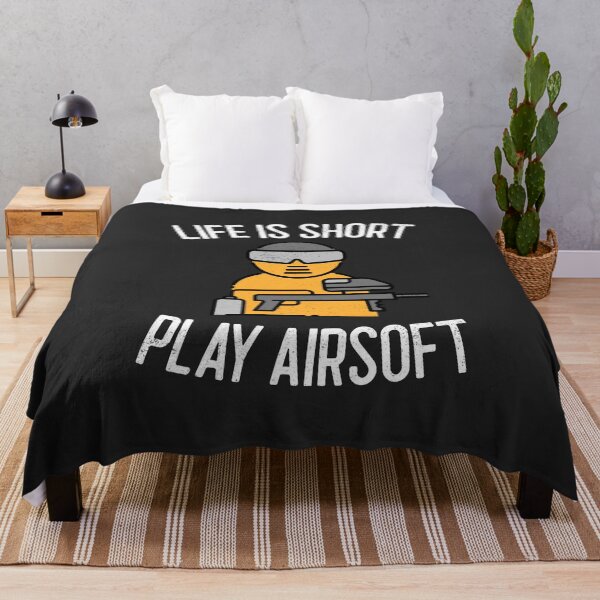 Item preview, Life Is Short Play Airsoft Airsoft Gift designed and sold by EricJP.
