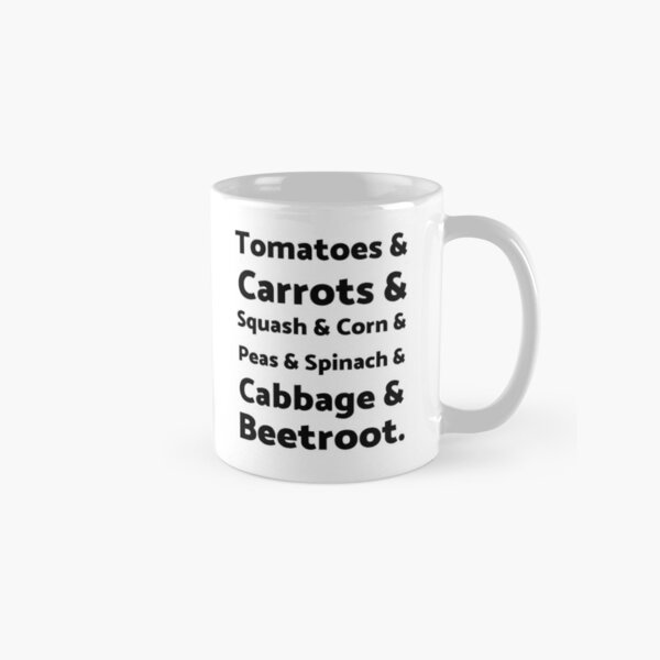 List of Vegetables Classic Mug