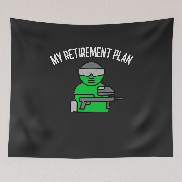 Item preview, My Retirement Plan Airsoft Gift designed and sold by EricJP.
