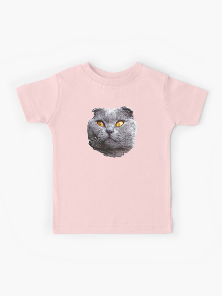 Scottish Fold Cat V2 - Watercolor paint Kids T-Shirt for Sale by