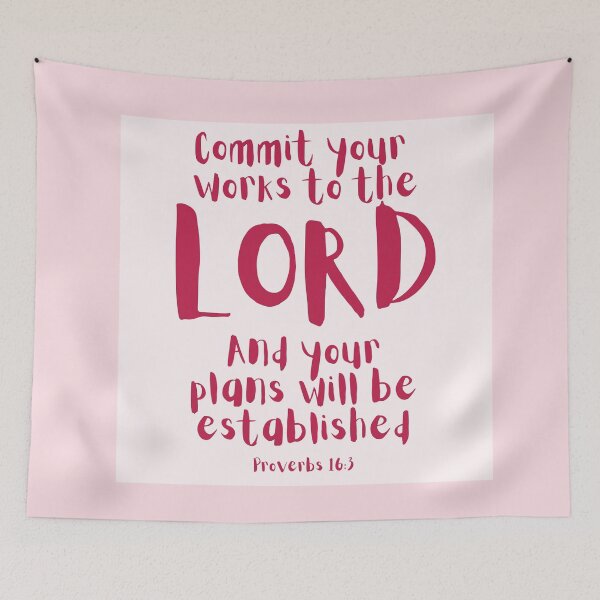 Item preview, Proverbs 16:3 designed and sold by MereFaith.