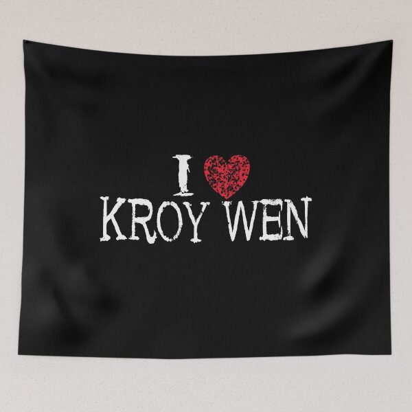 Item preview, I Heart Kroy Wen. I Love New York.  White  Backward Print  designed and sold by luvmhykdesigns.