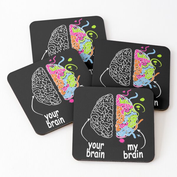 Item preview, Neurodiversity brain Gift idea for Dyslexia ADHD Autism ASD designed and sold by Placidobarbosa.