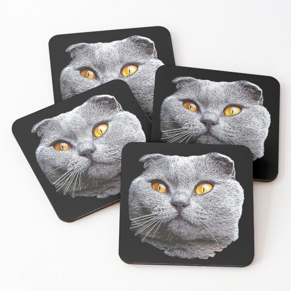 Item preview, Scottish Fold Blue Beauty designed and sold by ElegantCat.