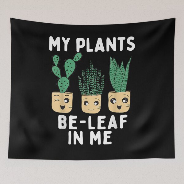 Item preview, My Plants Be Leaf In Me  designed and sold by saigeorion.