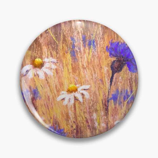Item preview, Wild flowers field designed and sold by Red Witch Art.