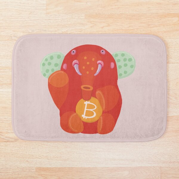 Item preview, Bitcoin elefante encantador designed and sold by Supachet.