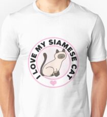 Siamese Cat Lover T-Shirts Unisex T-Shirt