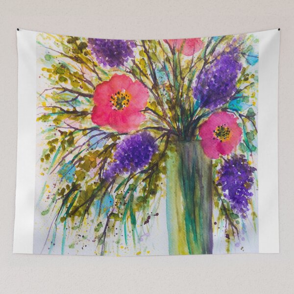 Item preview, Ramo floral acuarela designed and sold by Red Witch Art.
