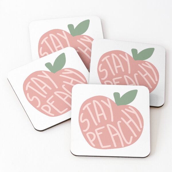 Item preview, stay peachy cute pastel design designed and sold by lemonmake.