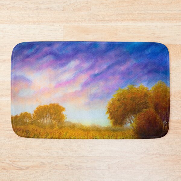 Item preview, Autumn landscape and clouds designed and sold by Red Witch Art.