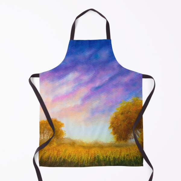Item preview, Autumn landscape and clouds designed and sold by Red Witch Art.