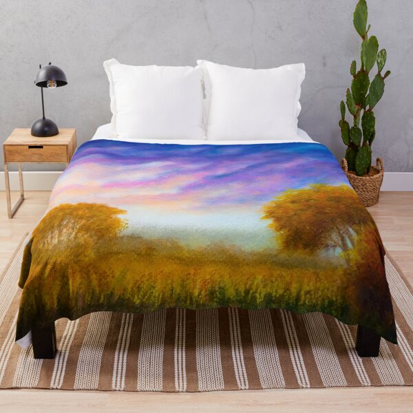 Item preview, Autumn landscape and clouds designed and sold by Red Witch Art.