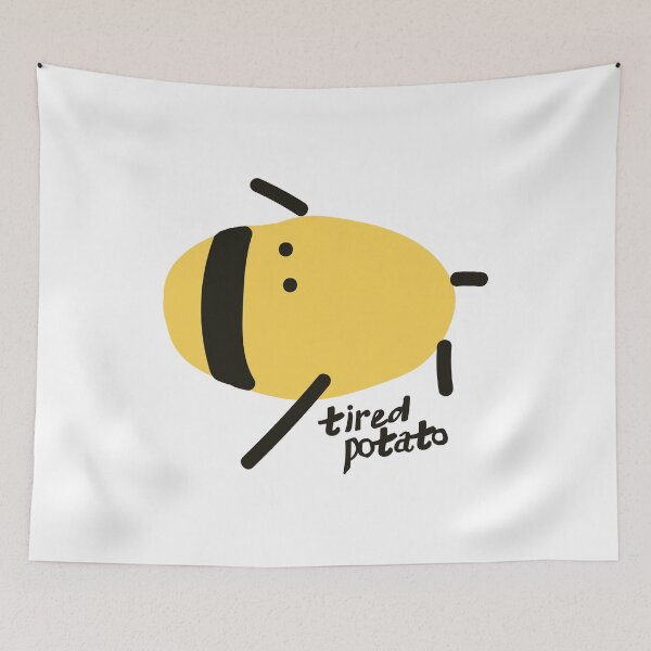 Item preview, Tired Fitness Workout Potato designed and sold by Adventureco.