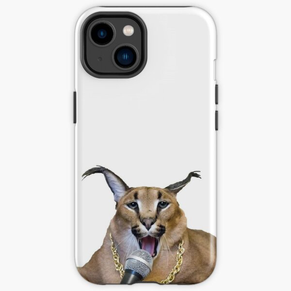 Big Floppa Meme Cute Caracal Cat iPhone Case by Ouzmaa Amarra - Pixels