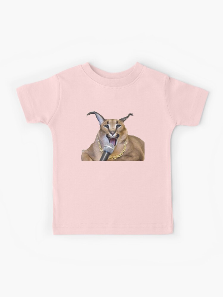 Camiseta Infantil Big Floppa Caracal Flopa Gato LK-083