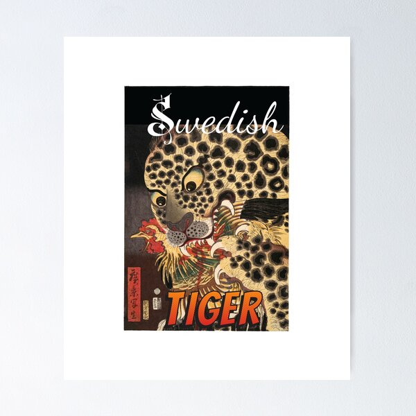 Item preview, Swedish Tiger-Silent but Deadly designed and sold by Flirt-Teez.