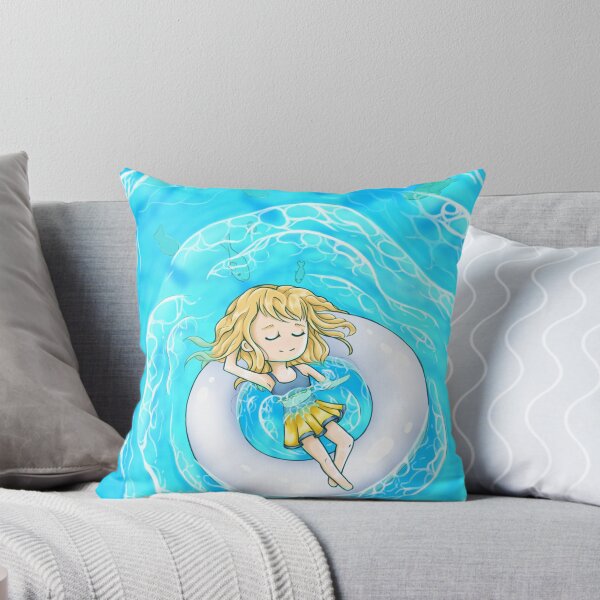 Item preview, Peaceful Anime Girl - Summer Swimming designed and sold by Craori.