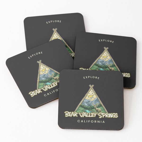 Item preview, Explore Bear Valley Springs, California Camping Text graphic deer Design designed and sold by Designs-Life.