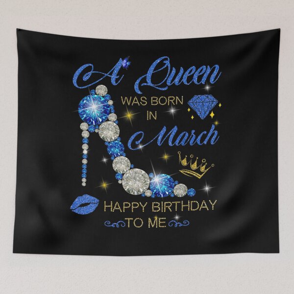 Item preview, Queen March A Queen Was Born In March Birthday High Heel  designed and sold by saigeorion.