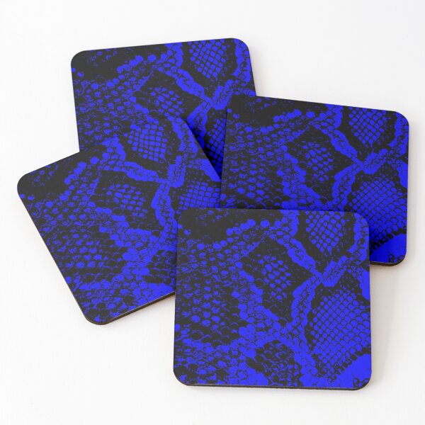 Item preview, Blue and Black Python Skin Design designed and sold by DesignFantazia.