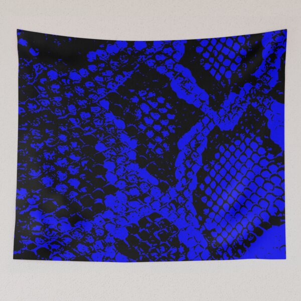 Item preview, Blue and Black Python Skin Design designed and sold by DesignFantazia.