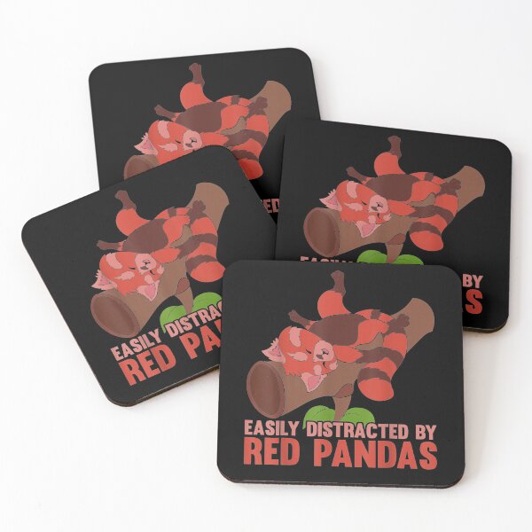 Item preview, Cute Zoo Animal Lover Gift Easily Distracted By Red Pandas  designed and sold by saigeorion.