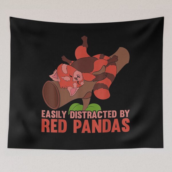 Item preview, Cute Zoo Animal Lover Gift Easily Distracted By Red Pandas  designed and sold by saigeorion.