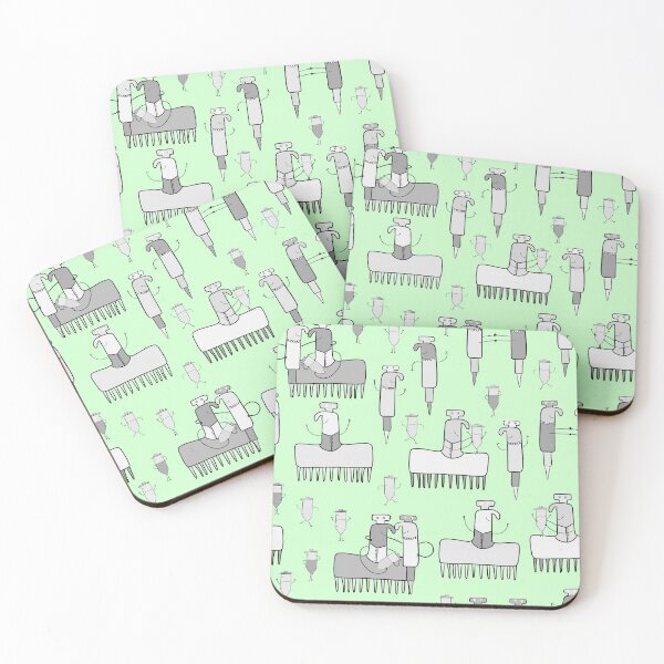 Item preview, Research Lab World in Grey on Green designed and sold by fogoosherie.
