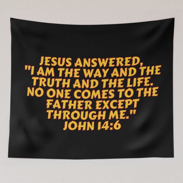 Item preview, Bible Verse John 14:6 designed and sold by Prayingwarrior.