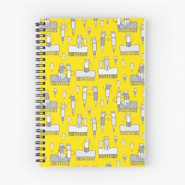 Item preview, Research Lab World in Grey on Yellow designed and sold by fogoosherie.