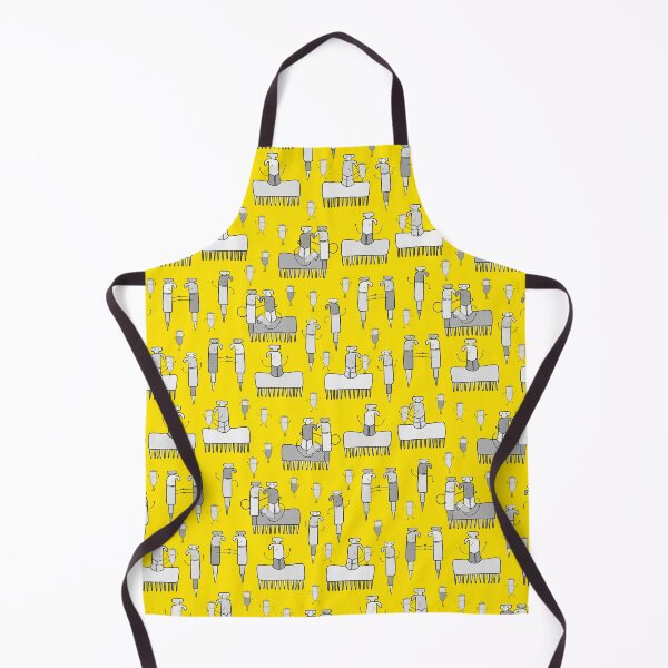Item preview, Research Lab World in Grey on Yellow designed and sold by fogoosherie.