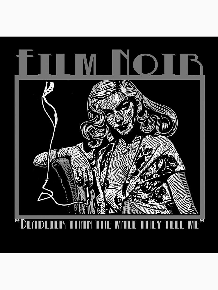 "Film Noir 6" Tshirt for Sale by Jdabel72 Redbubble film noir t