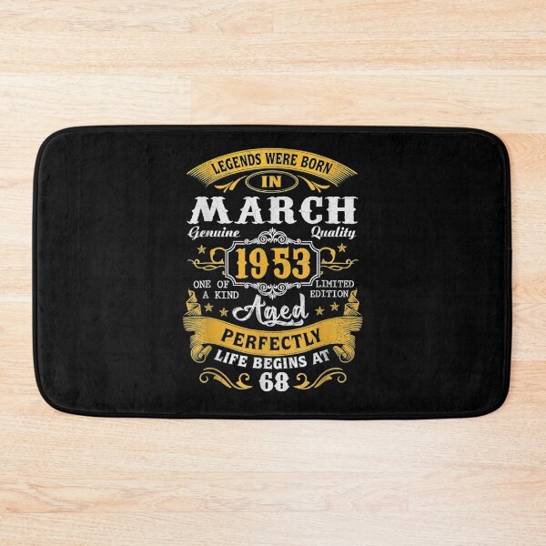 Item preview, Legends Were Born In March 1953 68th Birthday Gifts  designed and sold by saigeorion.