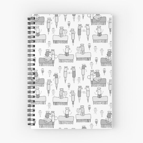 Item preview, Research Lab World in Grey Scale designed and sold by fogoosherie.