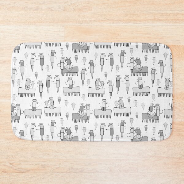 Item preview, Research Lab World in Grey Scale designed and sold by fogoosherie.