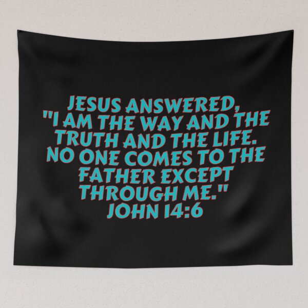 Item preview, Bible Verse John 14:6 designed and sold by Prayingwarrior.